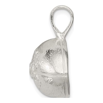 Sterling Silver Football Pendant – view 3