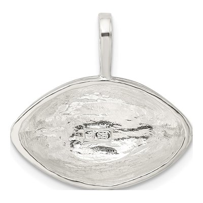 Sterling Silver Football Pendant – view 5