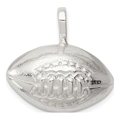 Sterling Silver Football Pendant