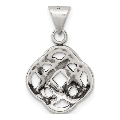 Sterling Silver Antiqued Celtic Knot Pendant – view 5