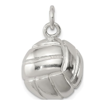 Sterling Silver Volleyball Pendant