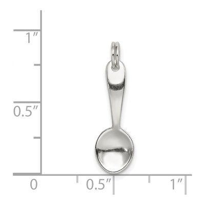 Sterling Silver Spoon Charm – view 4