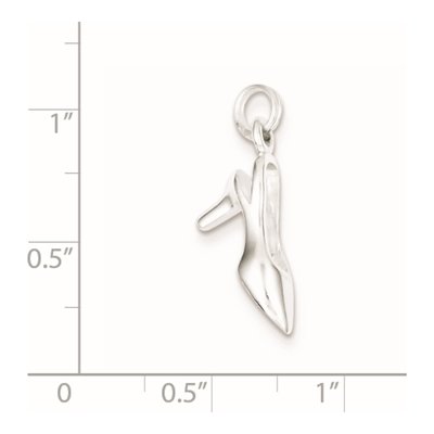 Sterling Silver Sling Back Heel Pendant – view 2