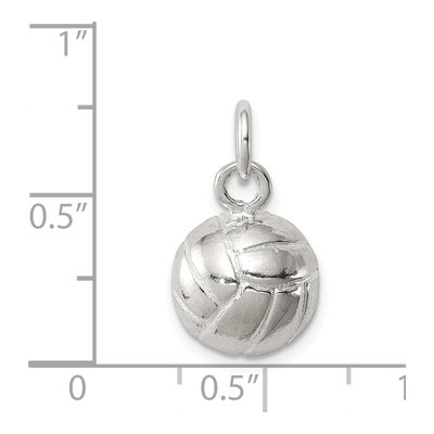 Sterling Silver Volleyball Pendant – view 4