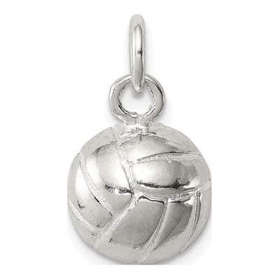 Sterling Silver Volleyball Pendant