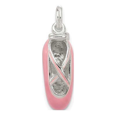 Sterling Silver Ballet Slipper Pendant
