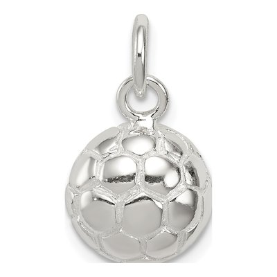 Sterling Silver Soccer Ball Charm