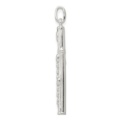 Sterling Silver Flute Pendant – view 3