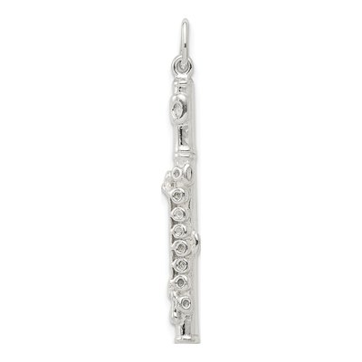 Sterling Silver Flute Pendant