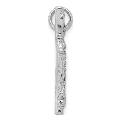 Sterling Silver Flute Charm – view 3