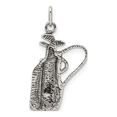 Sterling Silver Golf Clubs Bag Pendant – view 5