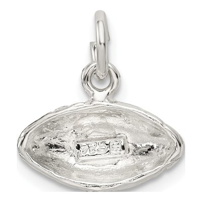 Sterling Silver Football Pendant – view 5