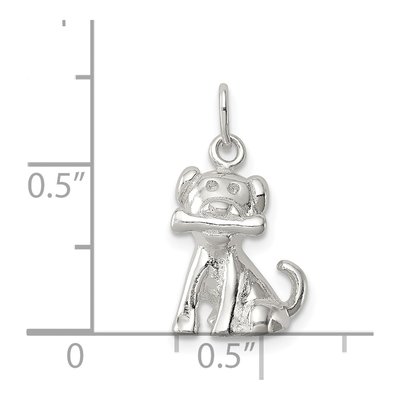 Sterling Silver Doggie Bone 3-D Charm – view 4