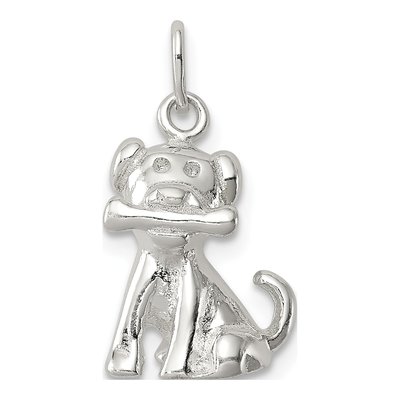 Sterling Silver Doggie Bone 3-D Charm