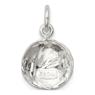Sterling Silver Soccer Ball Charm Pendant – view 5