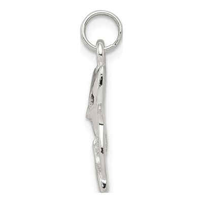 Sterling Silver Enameled Cat Pendant – view 3