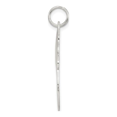 Sterling Silver Africa Elephant Cutout Pendant – view 3