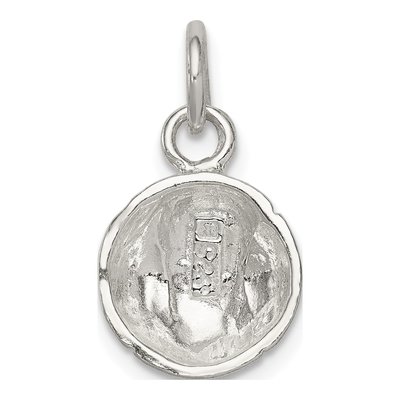 Sterling Silver Baseball Pendant – view 5