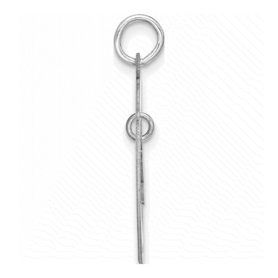 Sterling Silver Personalized My Children Charm – view 2