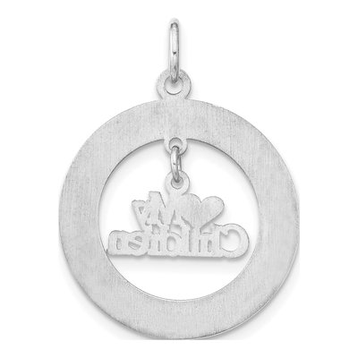 Sterling Silver Personalized My Children Charm – view 4