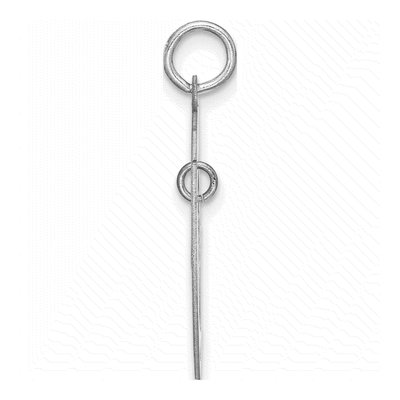 Sterling Silver Personalized Best Teacher Charm – view 2