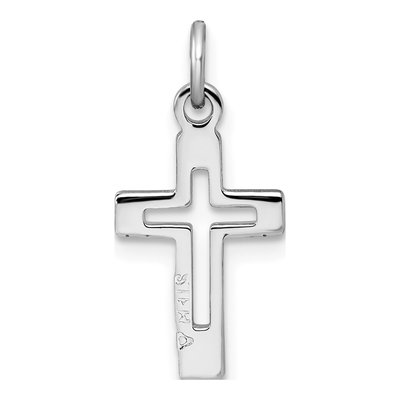 Sterling Silver Kids' Cross Pendant – view 4