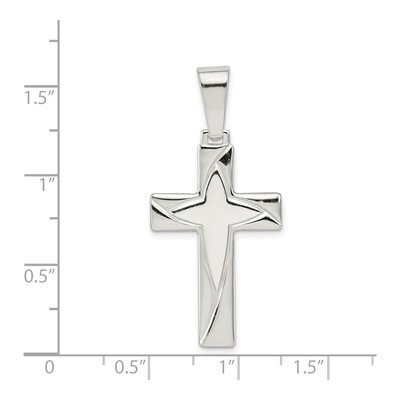Sterling Silver Cross Pendant – view 4