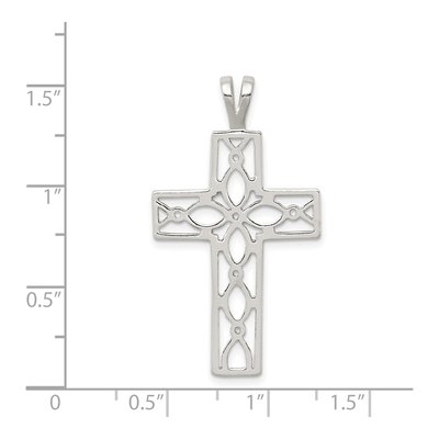 Sterling Silver Cross Pendant – view 4