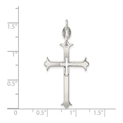 Sterling Silver Cross Pendant – view 4