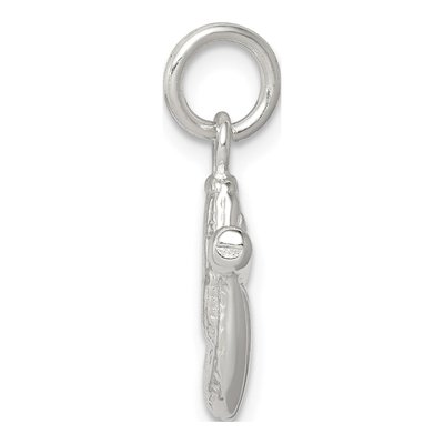 Sterling Silver Baseball Glove Bat Charm – view 3