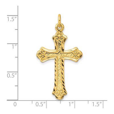 Gold-Plated Sterling Silver Cross Pendant – view 5
