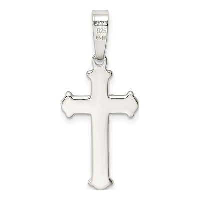 Sterling Silver Matte Cross Pendant – view 5