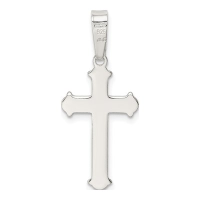 Sterling Silver Textured Cross Pendant – view 5