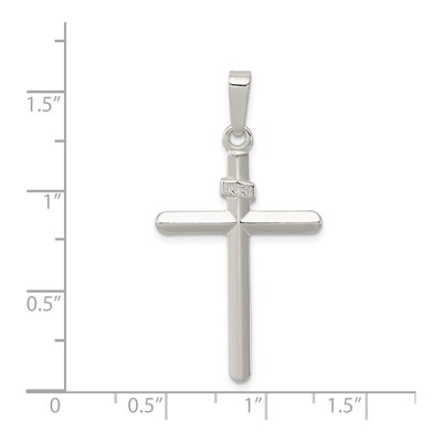 Sterling Silver INRI Cross Pendant – view 4