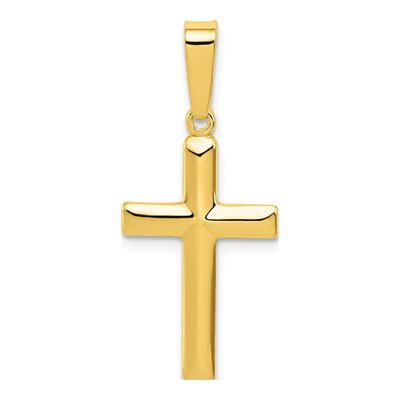 Gold-Plated Sterling Silver Cross Pendant