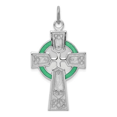 Sterling Silver Irish Cross Pendant