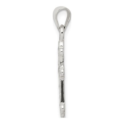 Sterling Silver CZ Cross Pendant – view 3