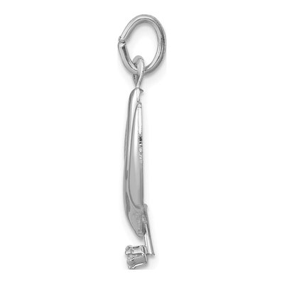Sterling Silver CZ Dove Pendant – view 3
