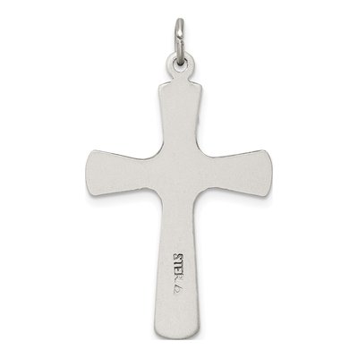 Sterling Silver Antiqued Crucifix Pendant – view 5