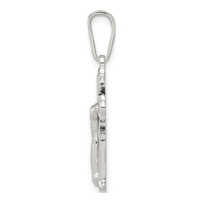 Sterling Silver Crucifix Pendant – view 3