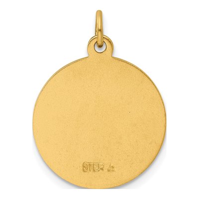 Sterling Silver St Christopher Medal Pendant – view 4