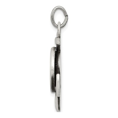 Sterling Silver St Christopher Anchor Pendant – view 3
