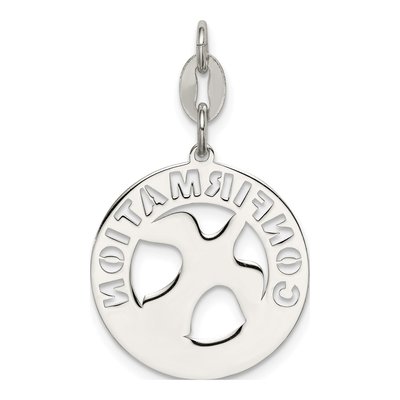 Sterling Silver Confirmation Dove Pendant – view 5