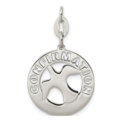 Sterling Silver Confirmation Dove Pendant