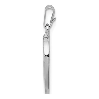 Sterling Silver Mustard Seed Heart Pendant – view 3