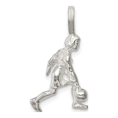 Sterling Silver Bowler Charm – view 4