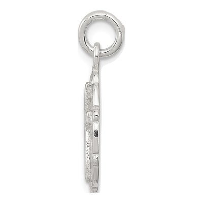 Sterling Silver Circle Cross Pendant – view 3