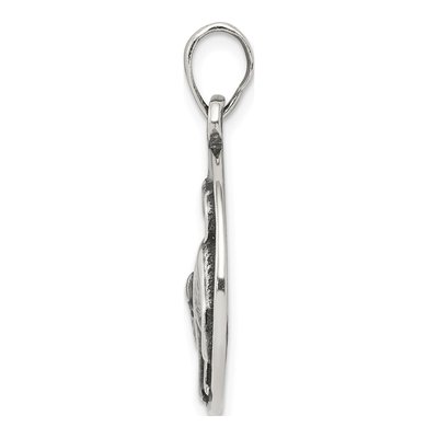 Sterling Silver Taurus Zodiac Pendant – view 3