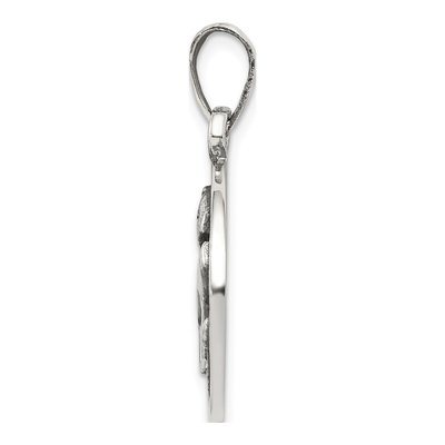 Sterling Silver Leo Zodiac Pendant – view 3