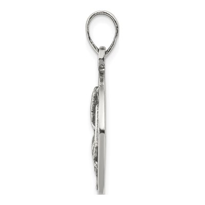 Sterling Silver Virgo Zodiac Pendant – view 3